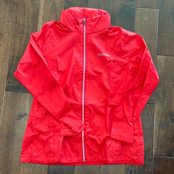 Columbia Jackets & Blazers - Columbia Red Windbreaker Jacket